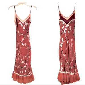 ISO- don’t buy- Vintage Betsey Johnson silk burnout slip dress